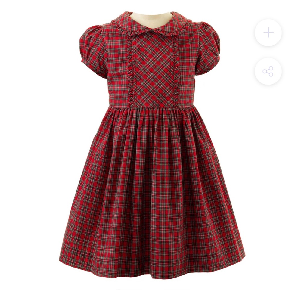 Rachel Riley Tartan Frill Dress